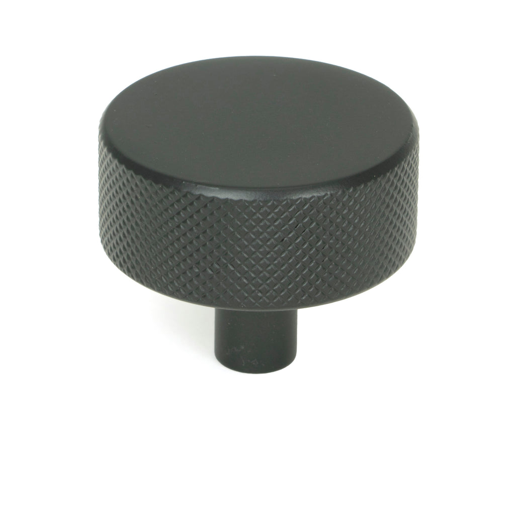 From The Anvil's Matt Black 38mm Brompton Cabinet Knob