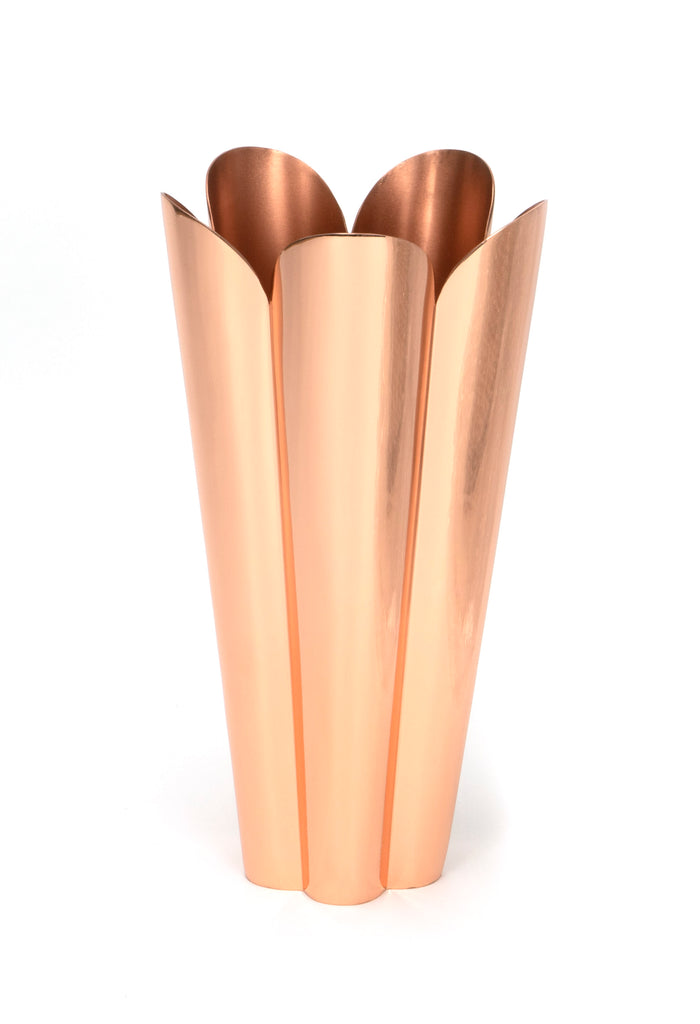 From The Anvil's Smooth Copper Flora Vase