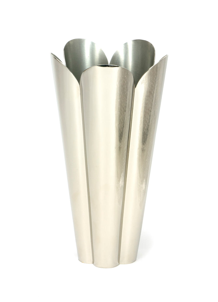 From The Anvil's Smooth Nickel Flora Vase