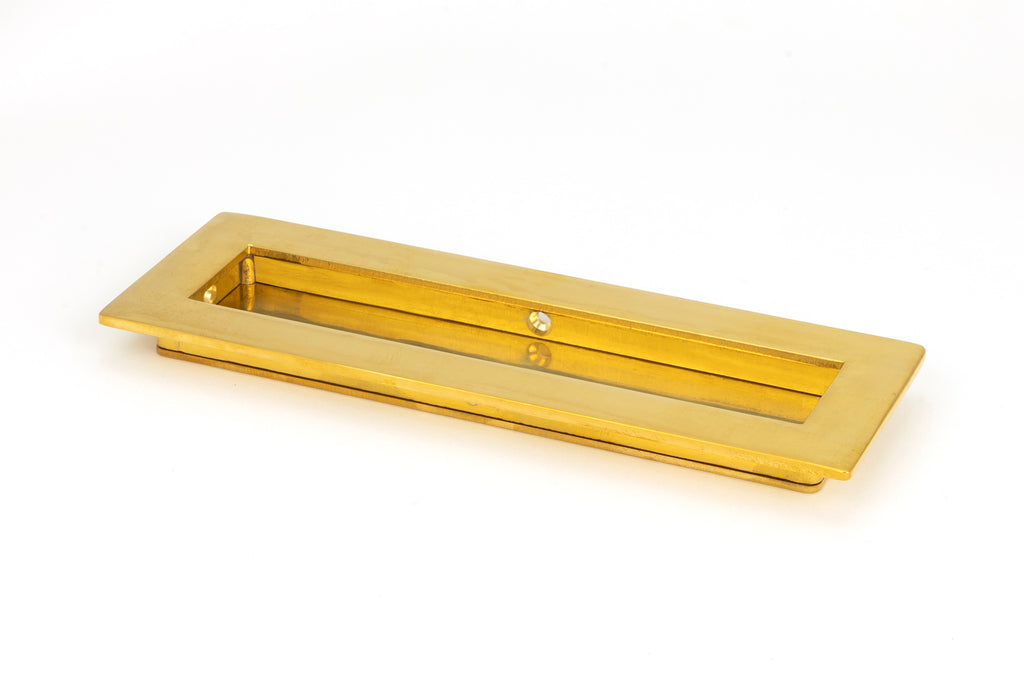 From The Anvil's Polished Brass Plain Rectangular Pull