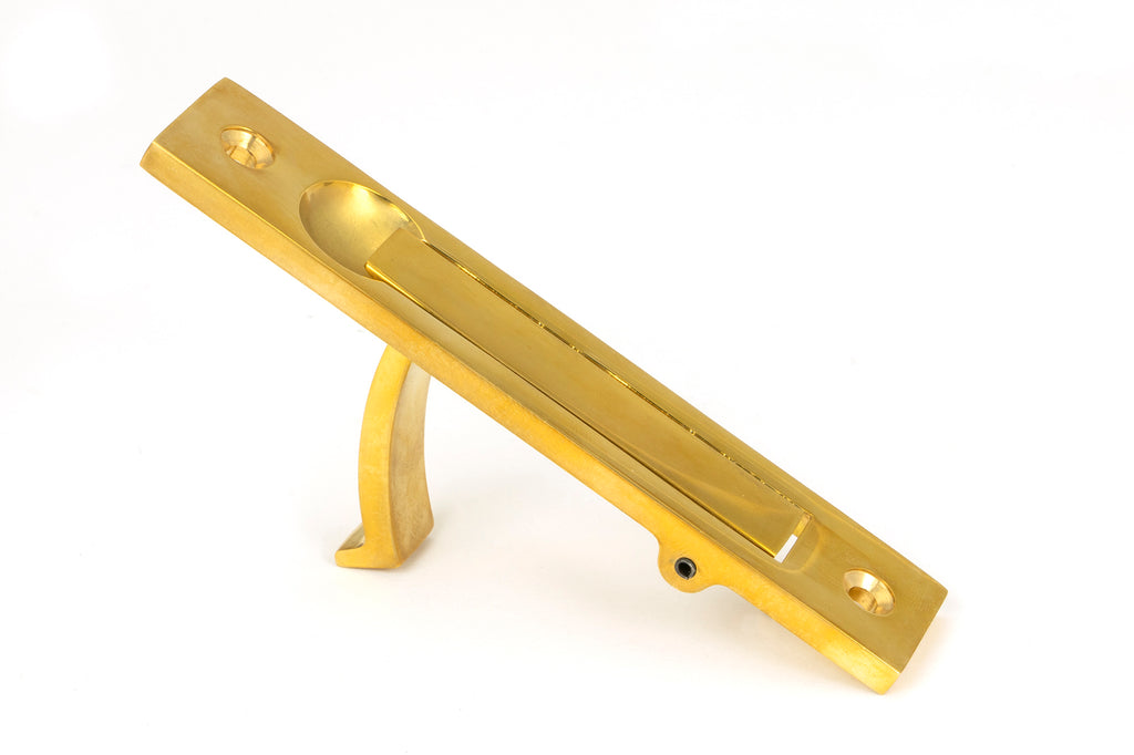 From The Anvil's Polished Brass Edge Pull