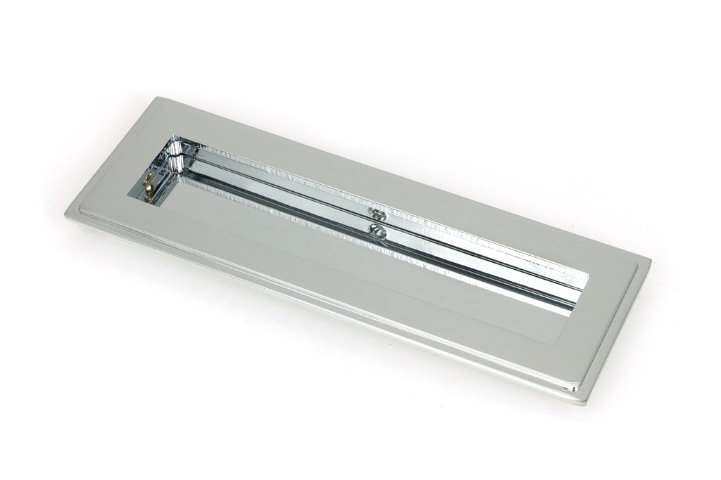 From The Anvil's Polished Chrome Art Deco Rectangular Pull