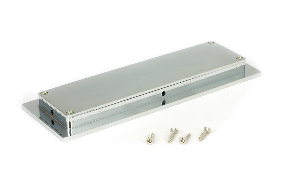 From The Anvil's Polished Chrome Plain Rectangular Pull