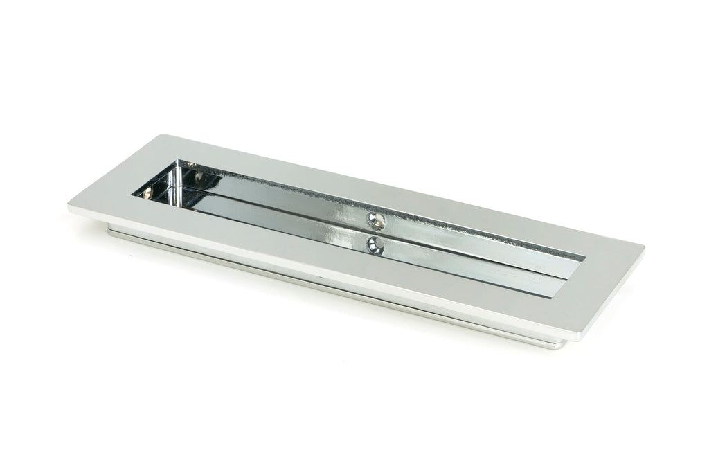 From The Anvil's Polished Chrome Plain Rectangular Pull