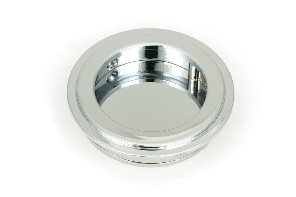 From The Anvil's Polished Chrome Art Deco Round Pull