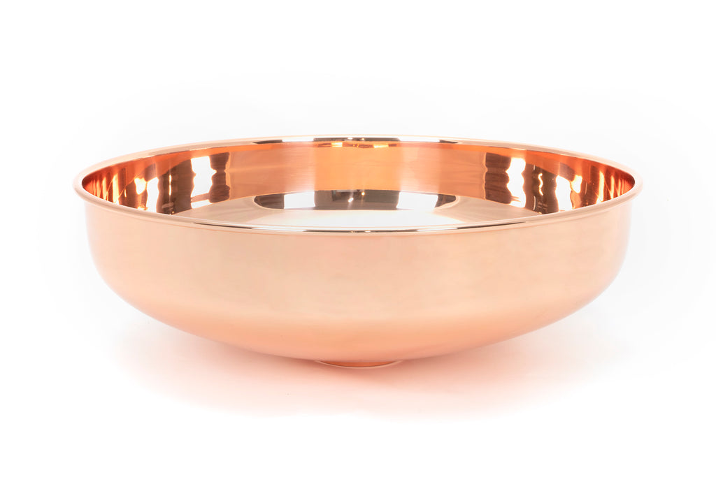 From The Anvil's Smooth Copper Round Sink