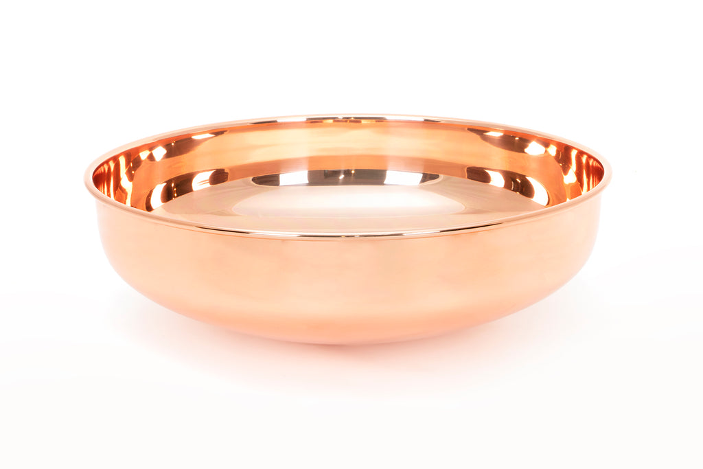 From The Anvil's Smooth Copper Round Sink