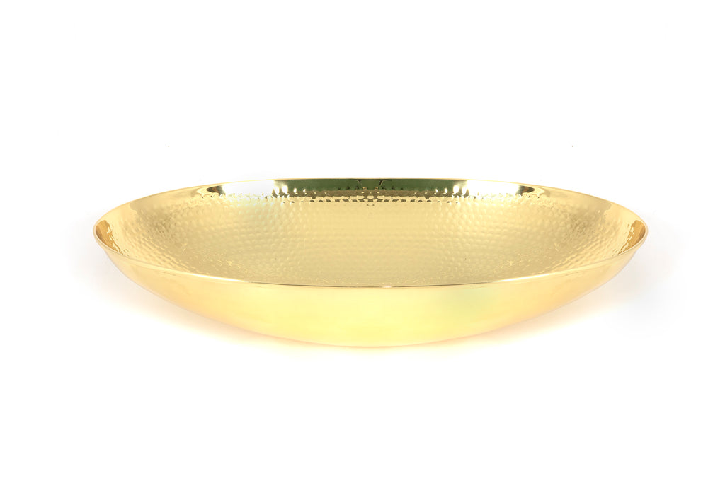 From The Anvil's Hammered Brass Oval Sink