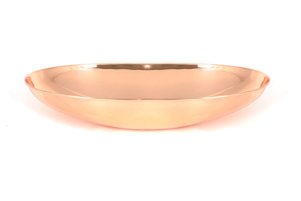 From The Anvil's Smooth Copper Oval Sink