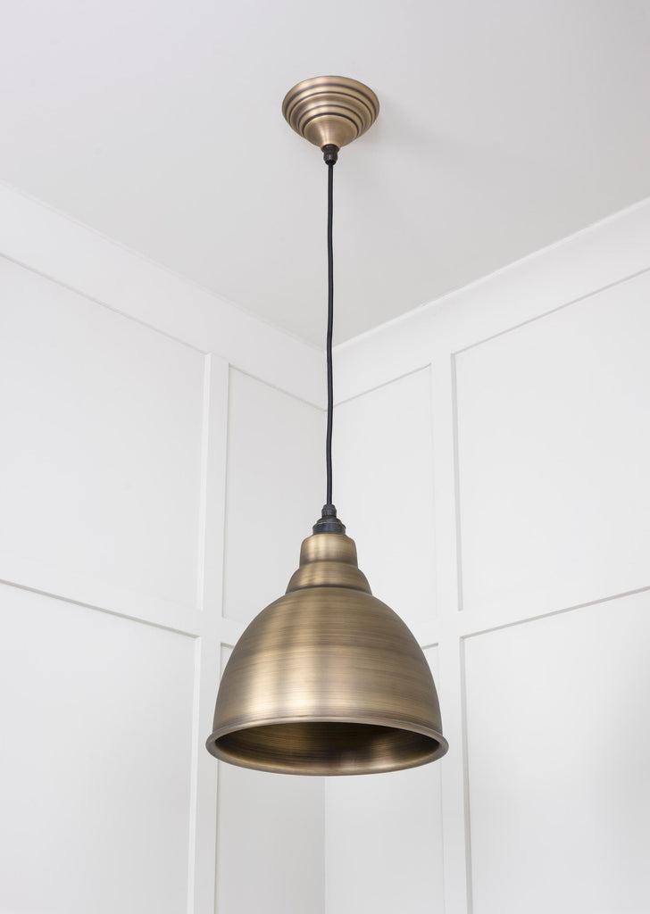 From The Anvil's Aged  Brass Aged Brass Brindley Pendant