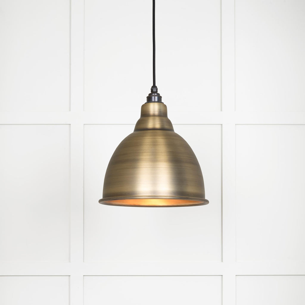 From The Anvil's Aged  Brass Aged Brass Brindley Pendant