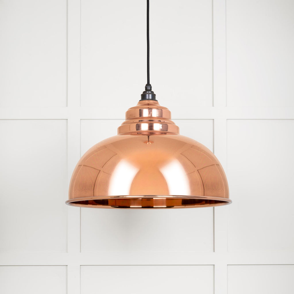 From The Anvil's Smooth Copper Smooth Copper Harborne Pendant