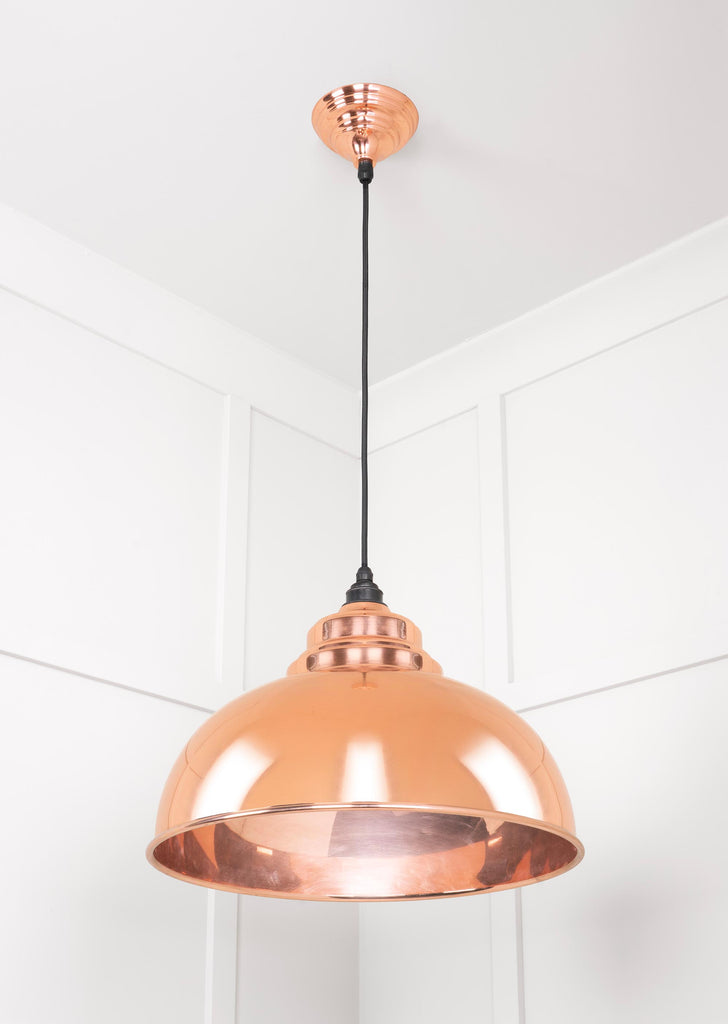 From The Anvil's Smooth Copper Smooth Copper Harborne Pendant