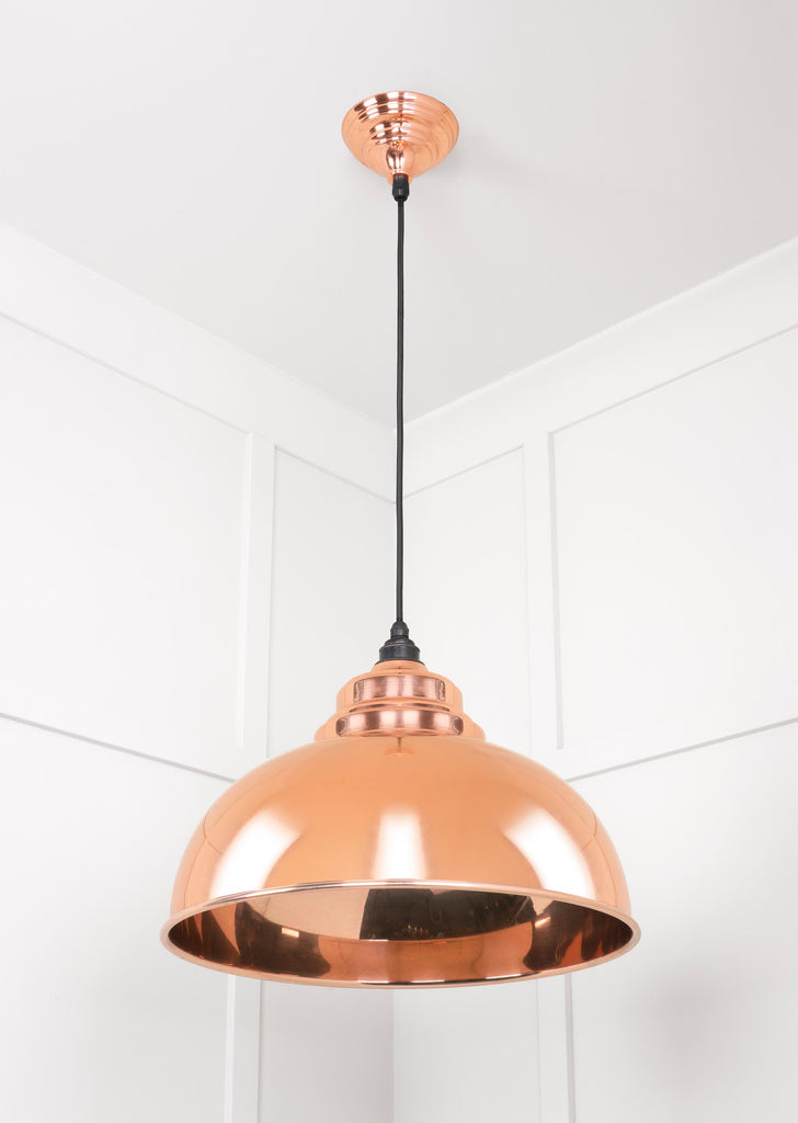 From The Anvil's Smooth Copper Smooth Copper Harborne Pendant