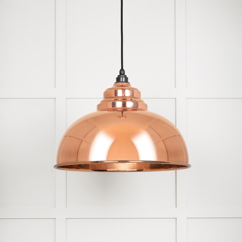 From The Anvil's Smooth Copper Smooth Copper Harborne Pendant