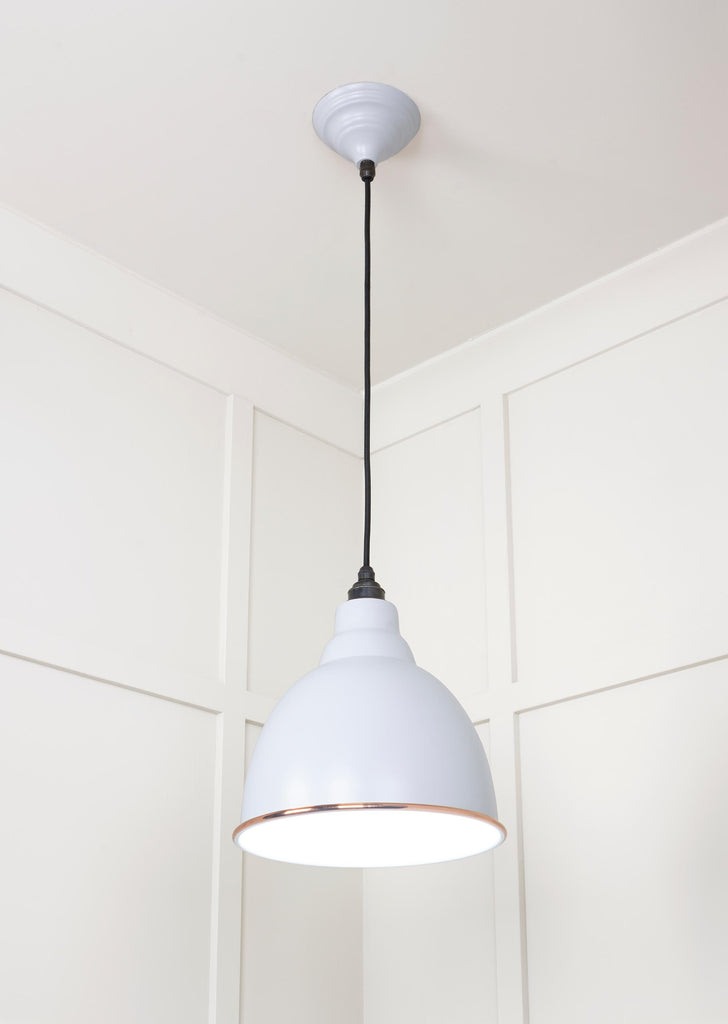 From The Anvil's Accent White Gloss Brindley Pendant