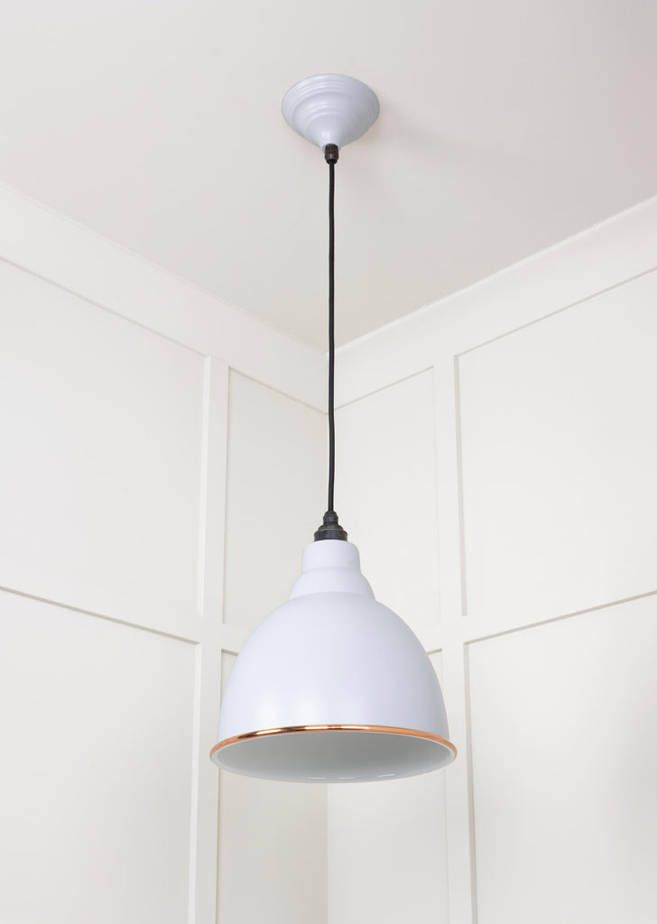 From The Anvil's Accent White Gloss Brindley Pendant