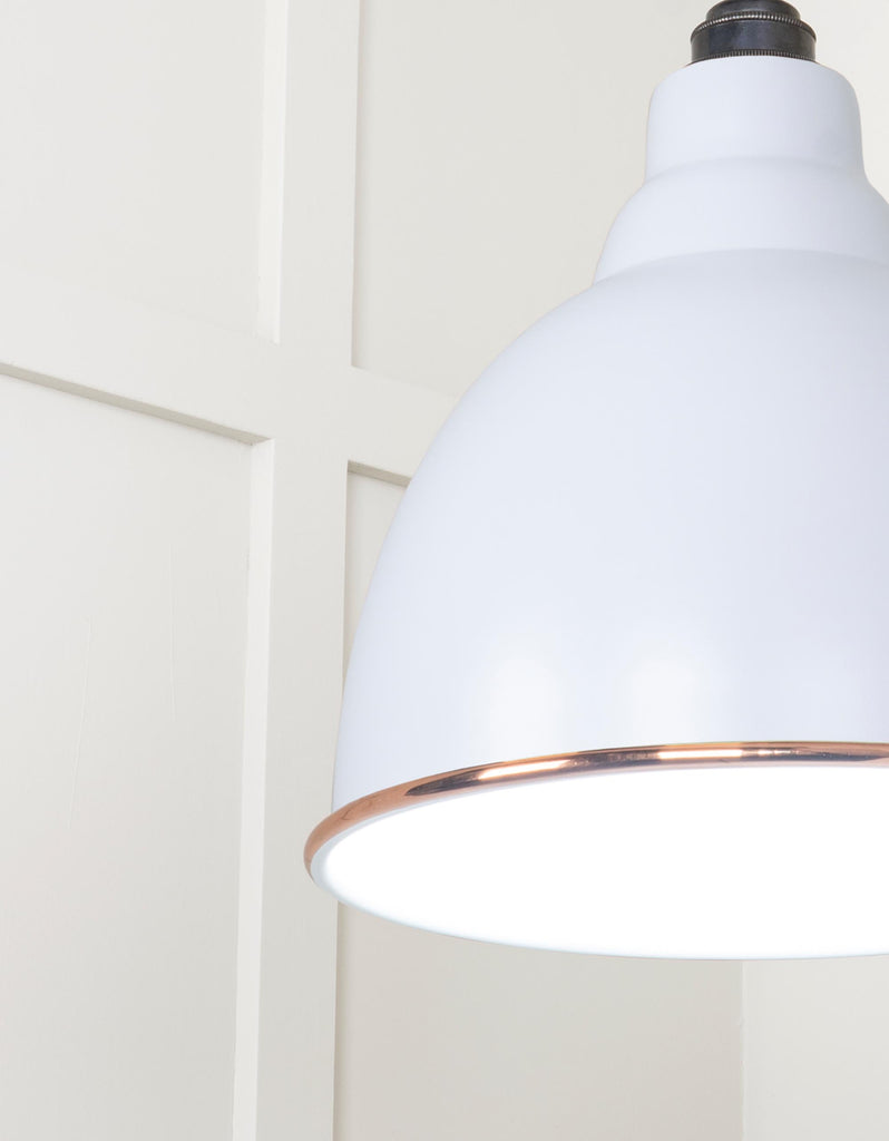 From The Anvil's Accent White Gloss Brindley Pendant