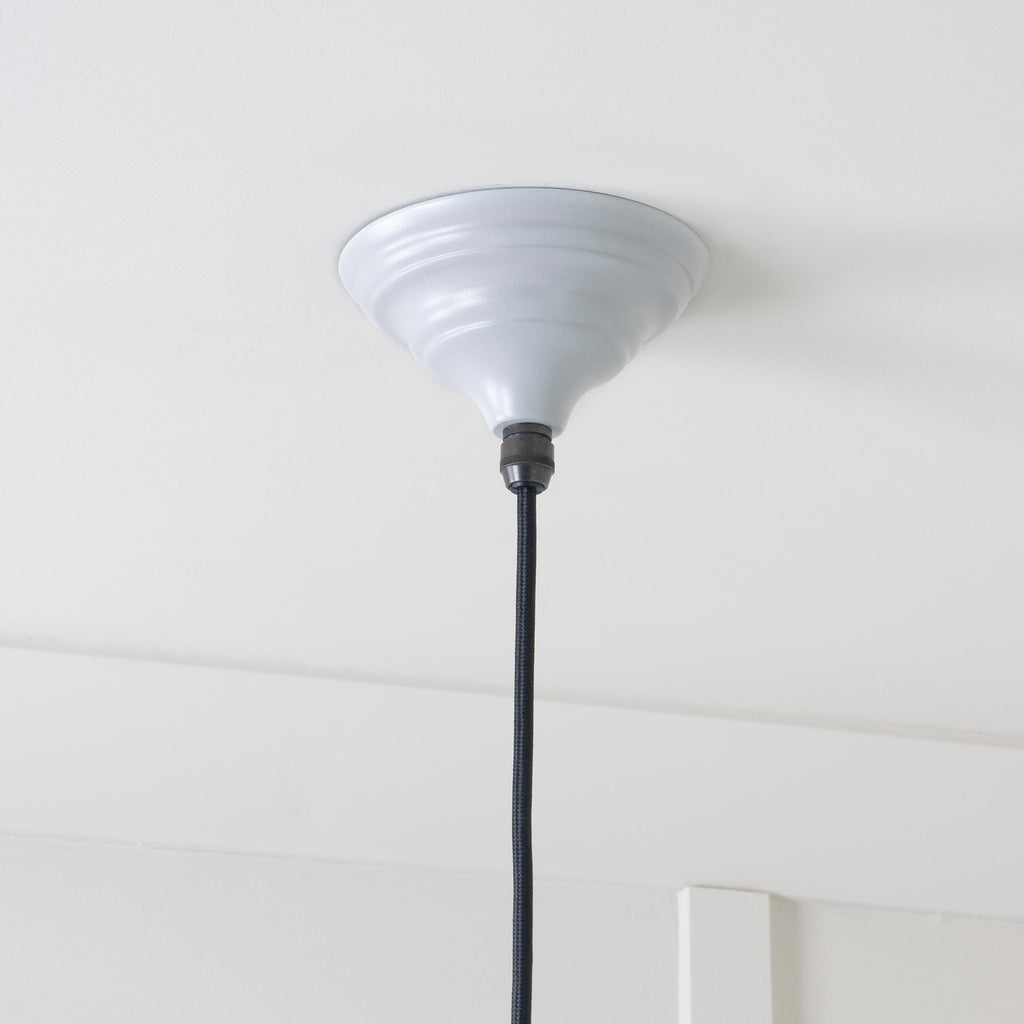 From The Anvil's Accent White Gloss Brindley Pendant