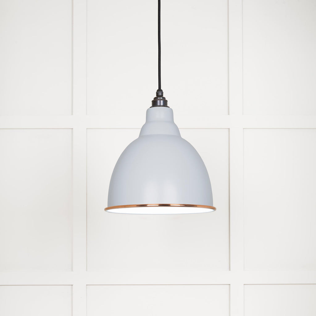 From The Anvil's Accent White Gloss Brindley Pendant