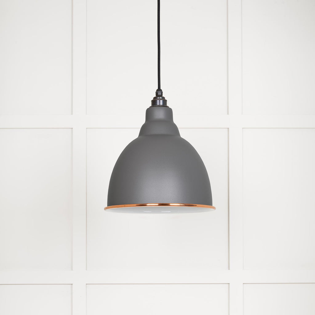 From The Anvil's Accent White Gloss Brindley Pendant