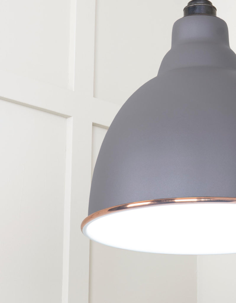 From The Anvil's Accent White Gloss Brindley Pendant