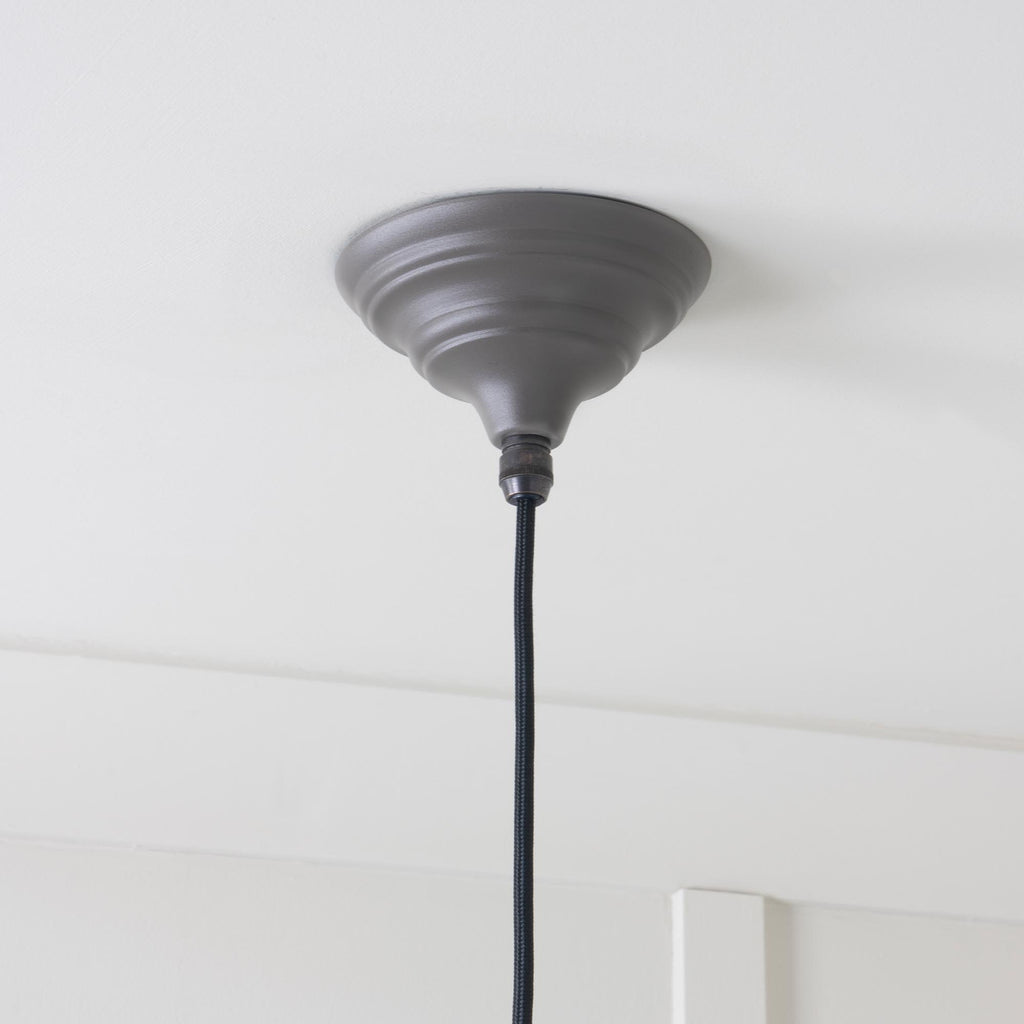 From The Anvil's Accent White Gloss Brindley Pendant