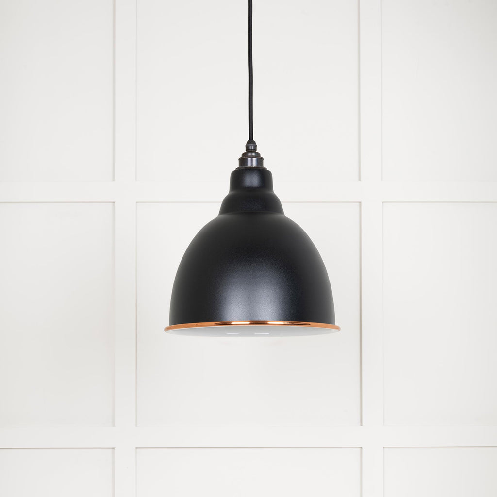 From The Anvil's Accent White Gloss Brindley Pendant