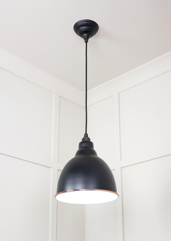 From The Anvil's Accent White Gloss Brindley Pendant