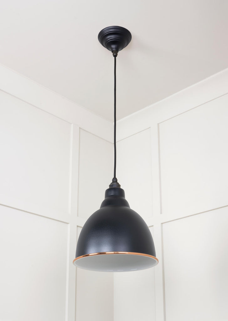 From The Anvil's Accent White Gloss Brindley Pendant