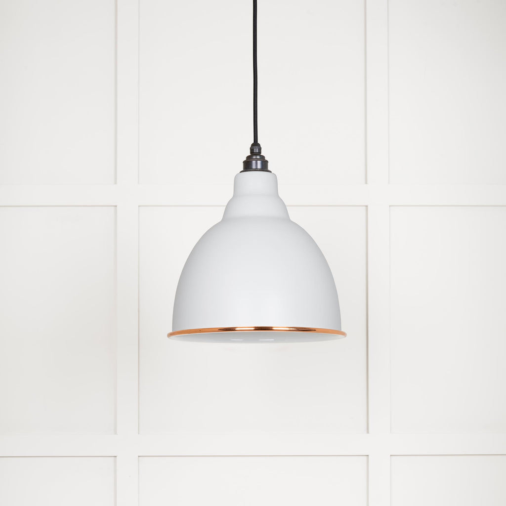 From The Anvil's Accent White Gloss Brindley Pendant