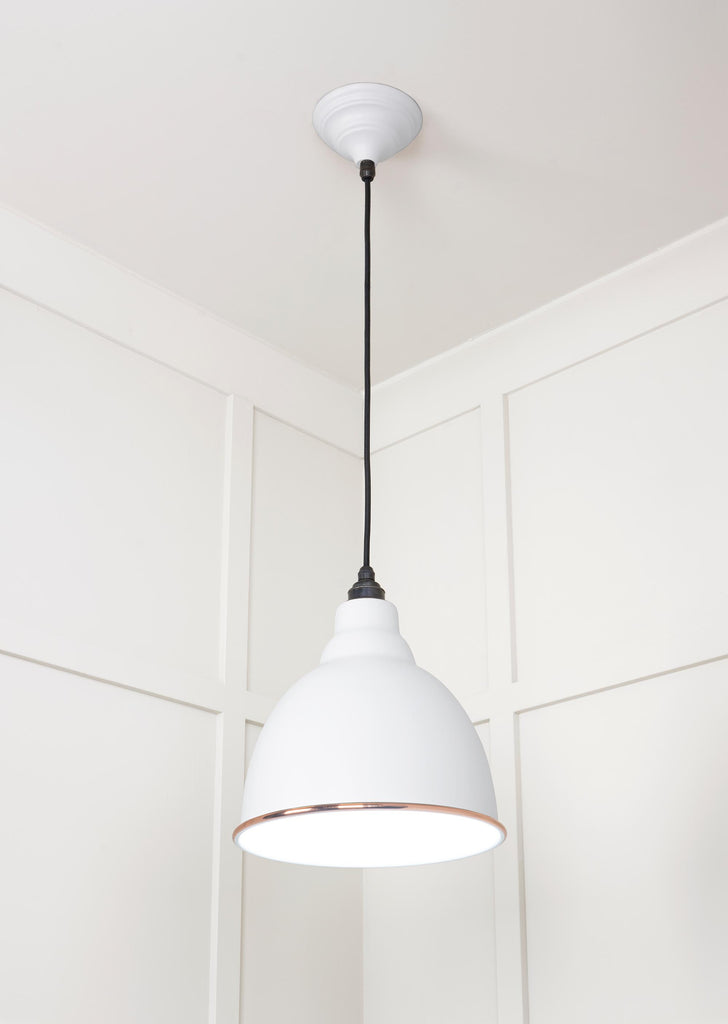 From The Anvil's Accent White Gloss Brindley Pendant