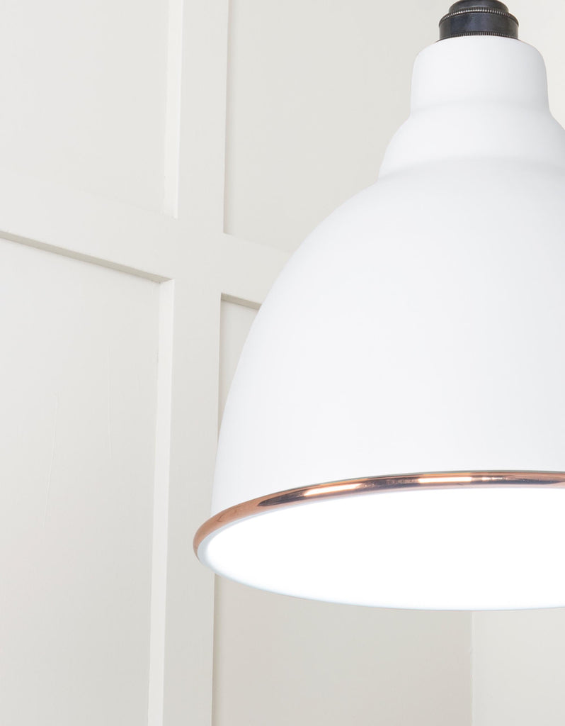 From The Anvil's Accent White Gloss Brindley Pendant