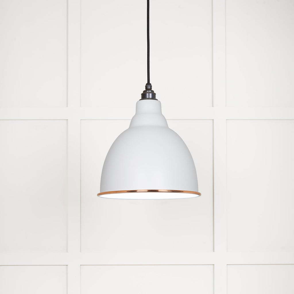 From The Anvil's Accent White Gloss Brindley Pendant