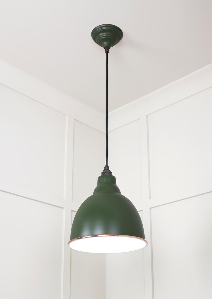 From The Anvil's Accent White Gloss Brindley Pendant