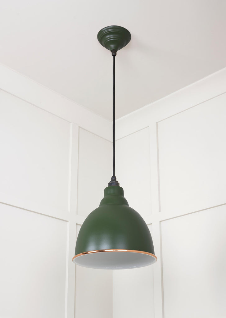 From The Anvil's Accent White Gloss Brindley Pendant