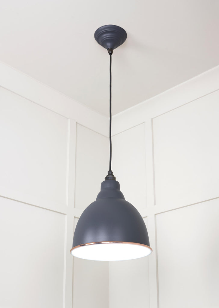 From The Anvil's Accent White Gloss Brindley Pendant