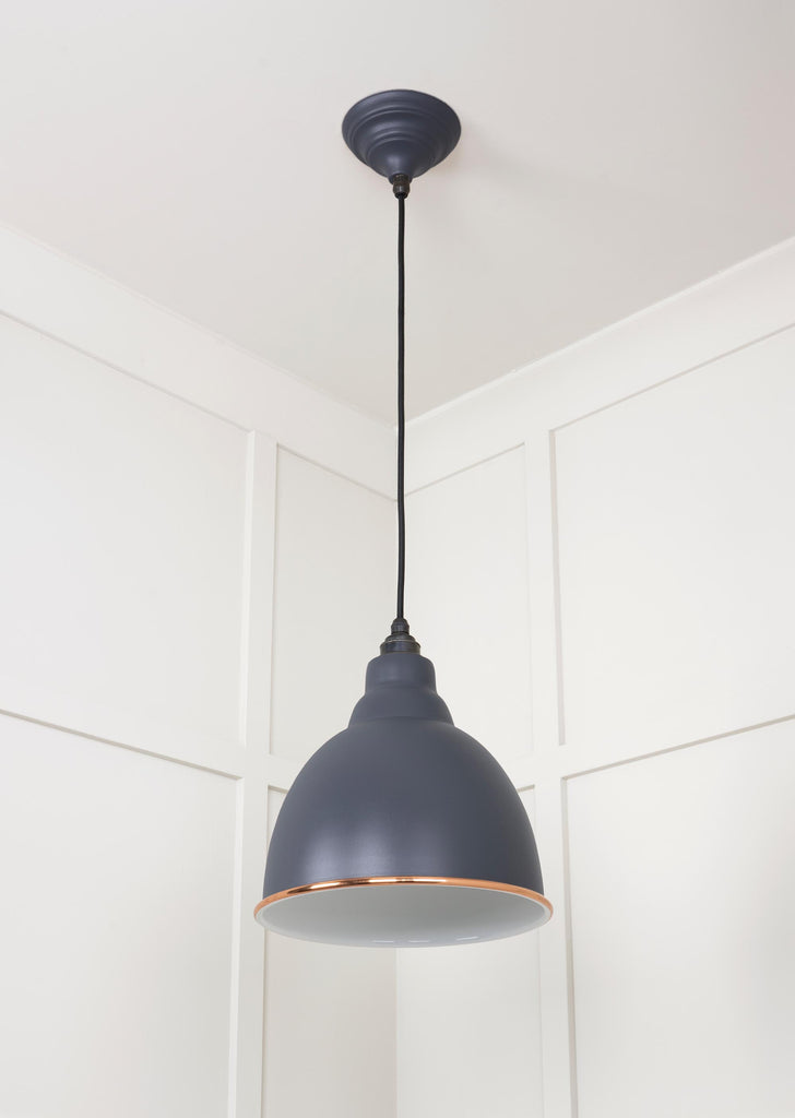 From The Anvil's Accent White Gloss Brindley Pendant