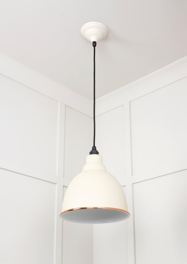 From The Anvil's Accent White Gloss Brindley Pendant