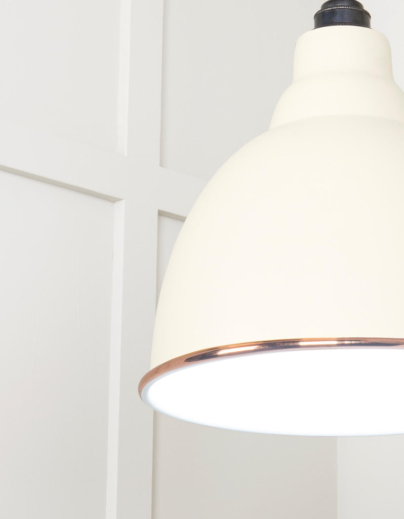 From The Anvil's Accent White Gloss Brindley Pendant