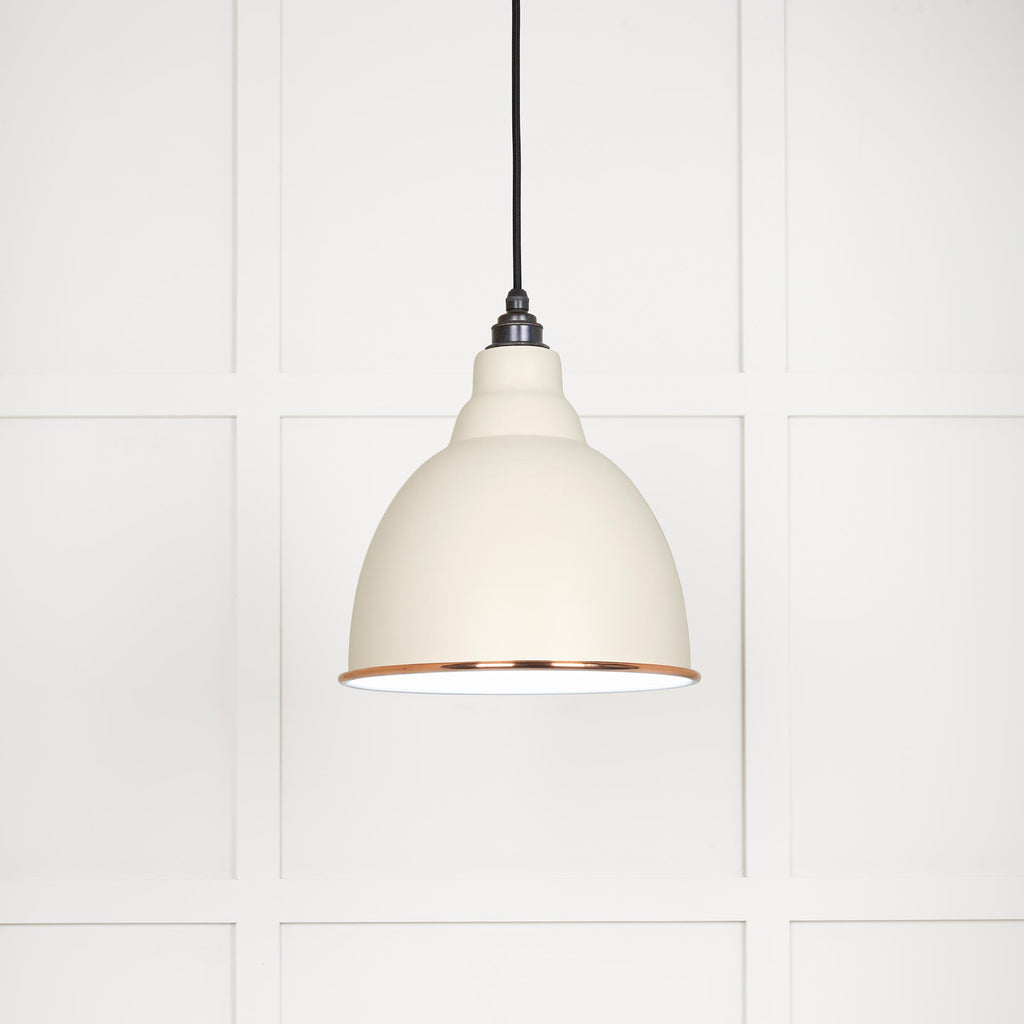 From The Anvil's Accent White Gloss Brindley Pendant