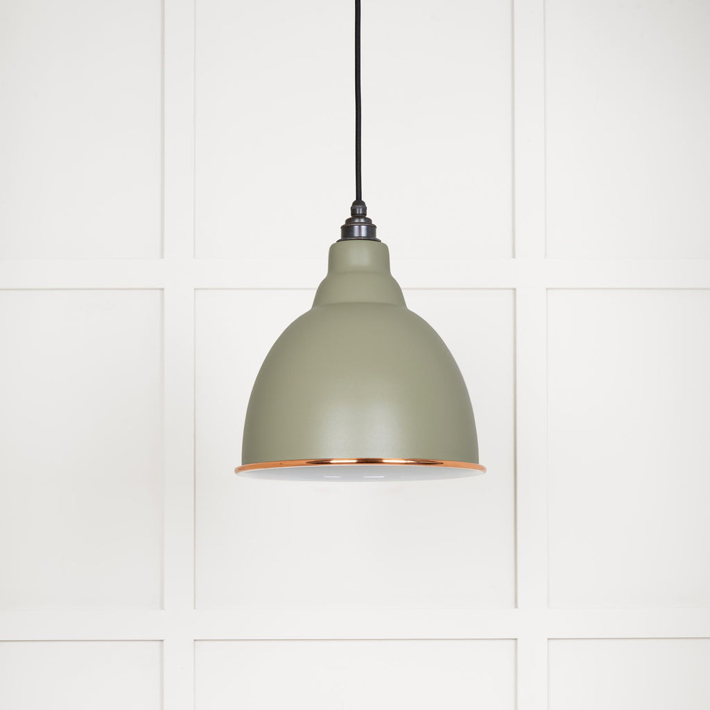 From The Anvil's Accent White Gloss Brindley Pendant