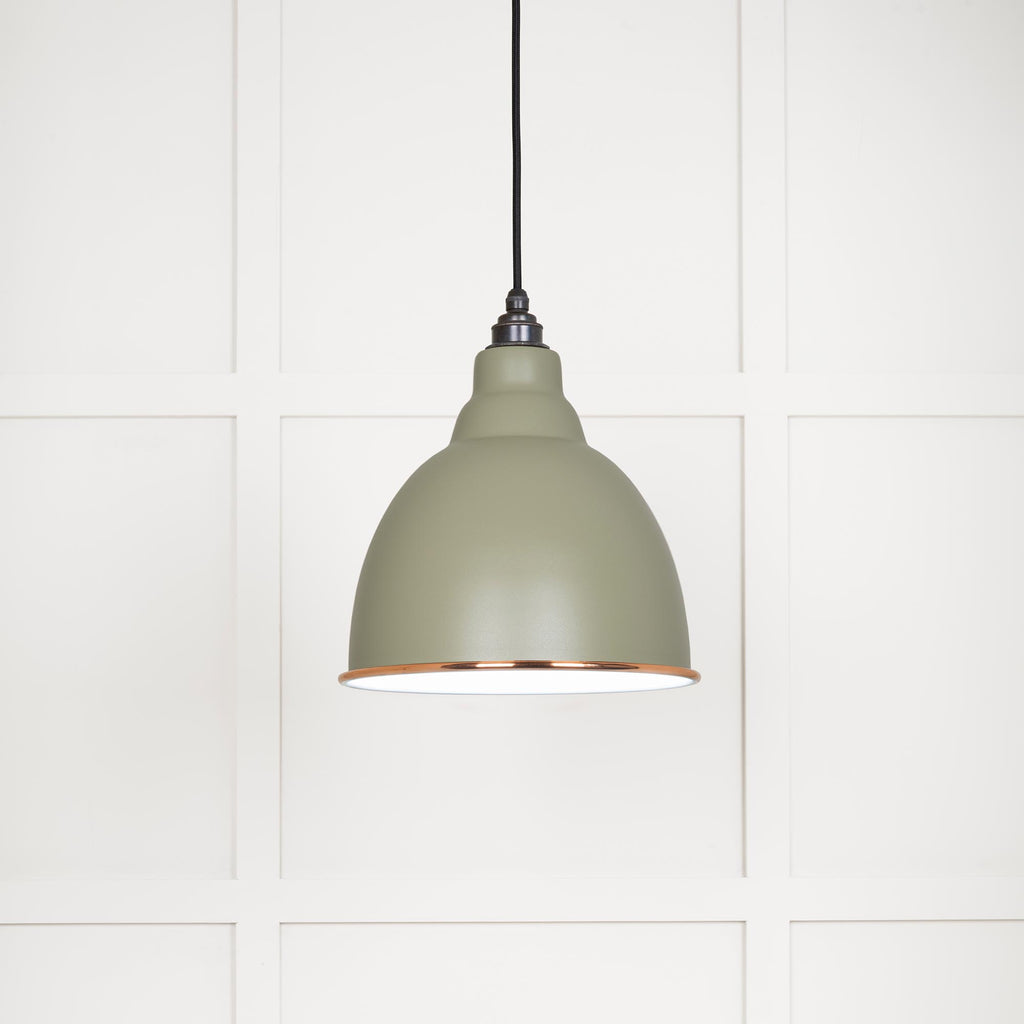 From The Anvil's Accent White Gloss Brindley Pendant