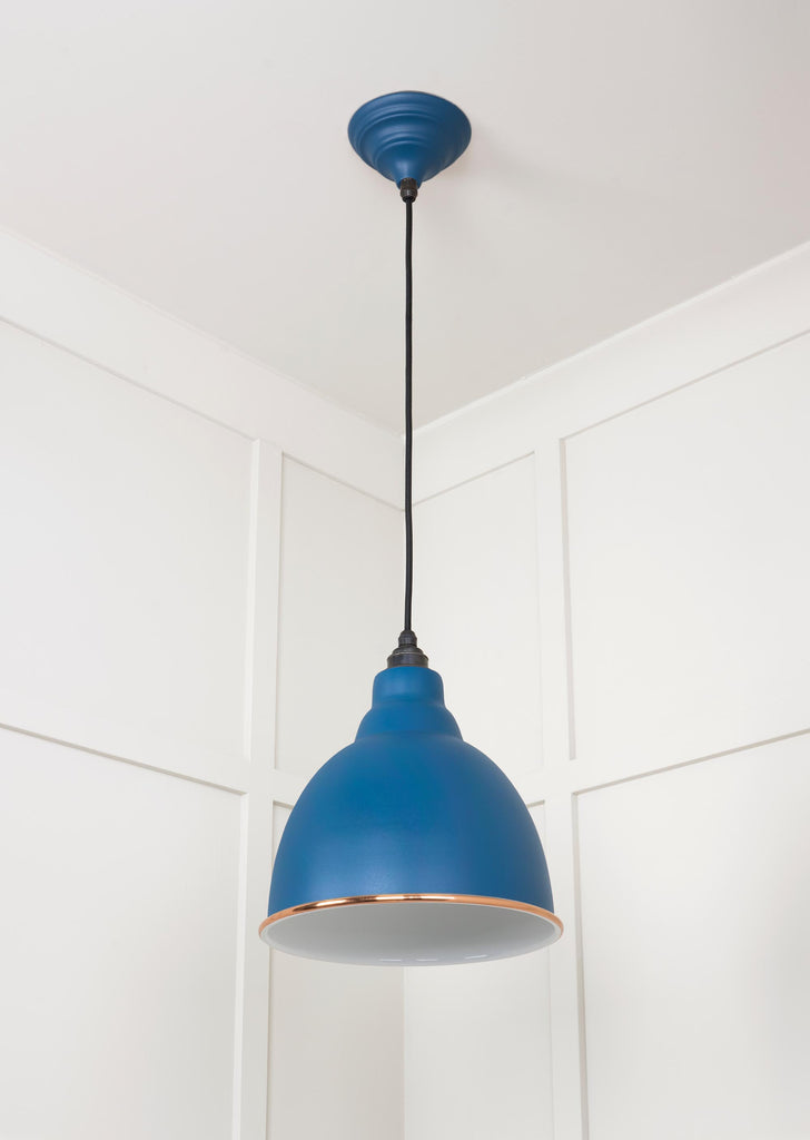 From The Anvil's Accent White Gloss Brindley Pendant