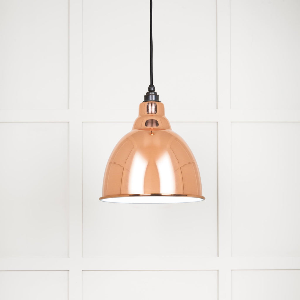 From The Anvil's Accent White Gloss Brindley Pendant