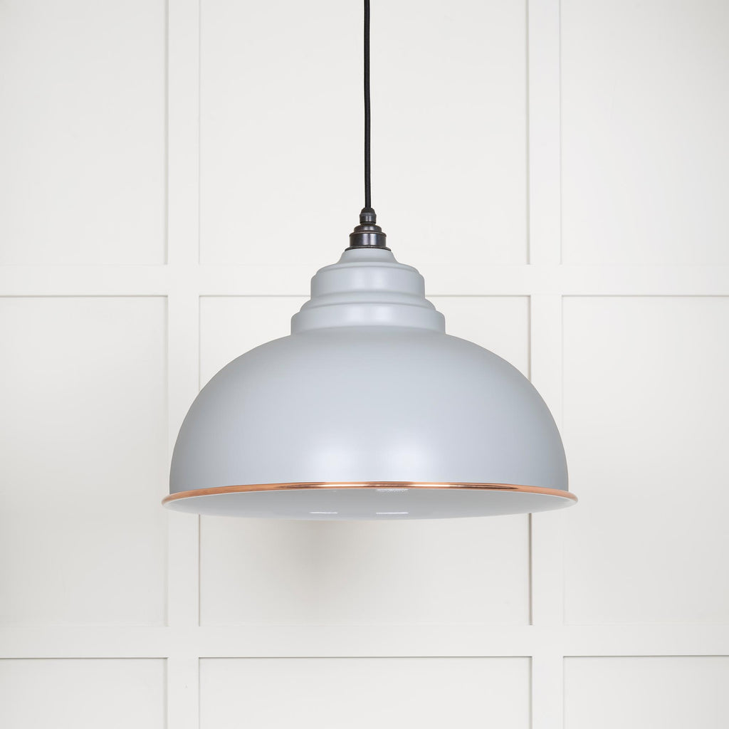 From The Anvil's Accent White Gloss Harborne Pendant