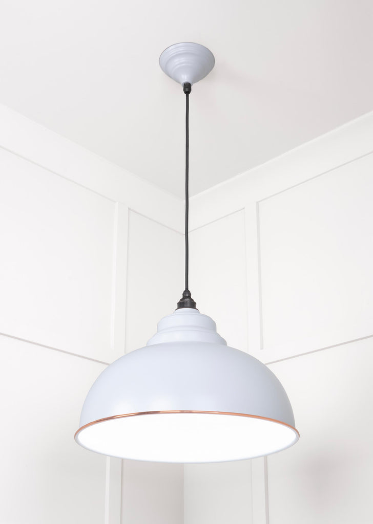 From The Anvil's Accent White Gloss Harborne Pendant