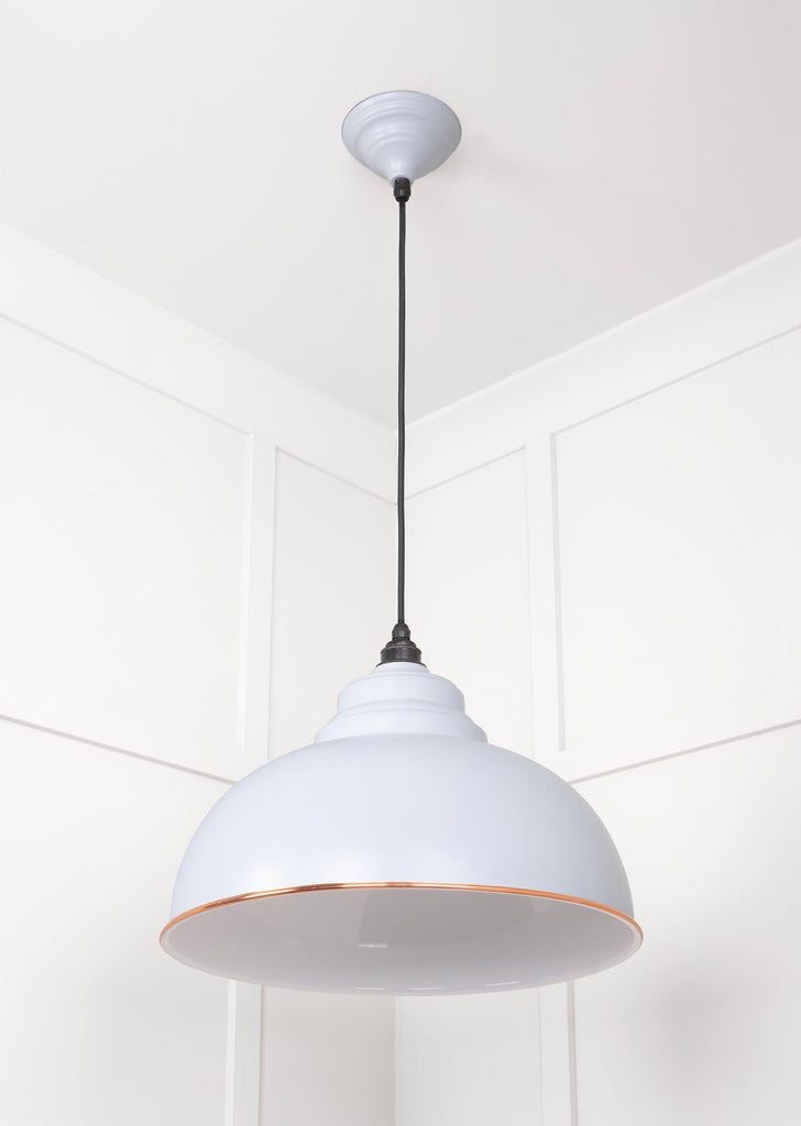 From The Anvil's Accent White Gloss Harborne Pendant