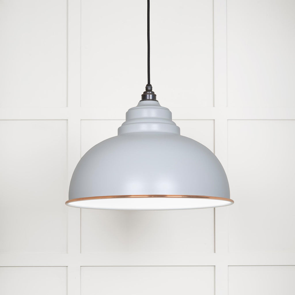 From The Anvil's Accent White Gloss Harborne Pendant