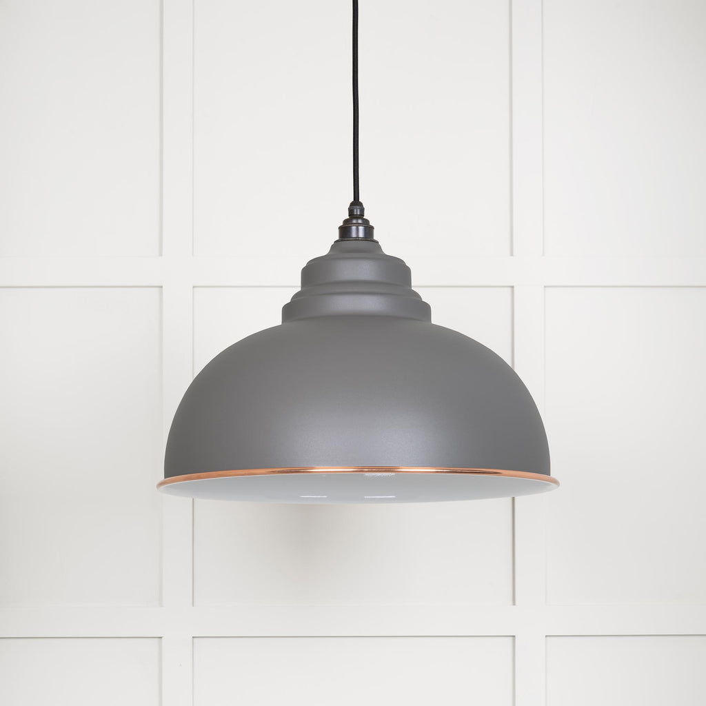 From The Anvil's Accent White Gloss Harborne Pendant